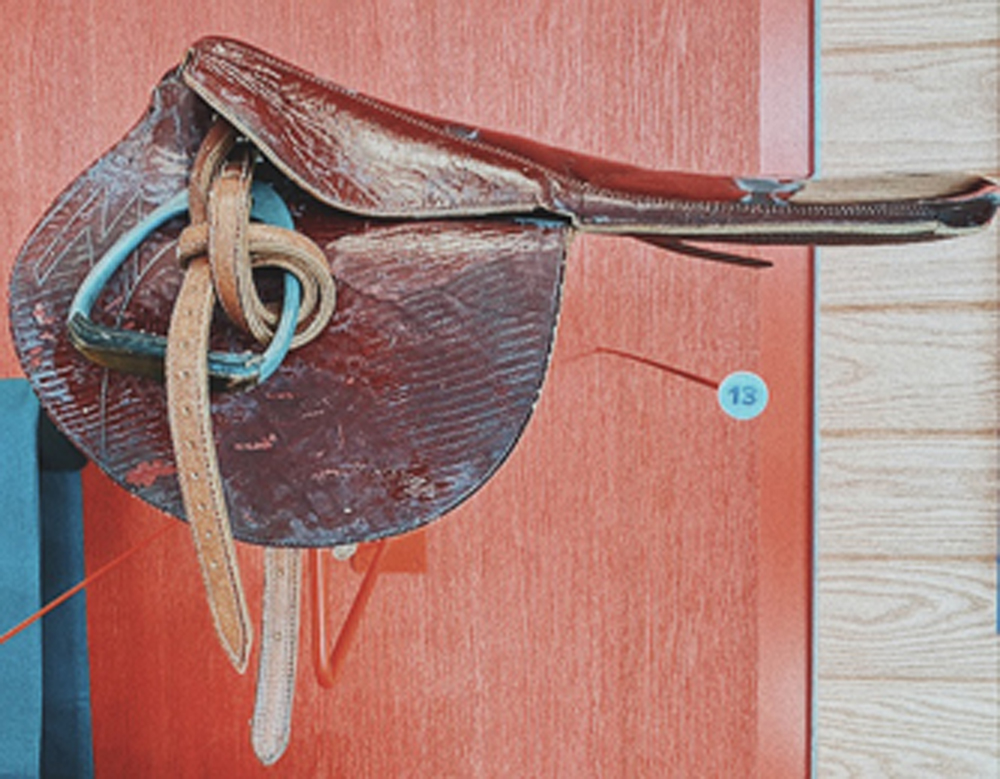 2010.12.1: Saddle belonging to Don Pierce, Gift: Don Pierce