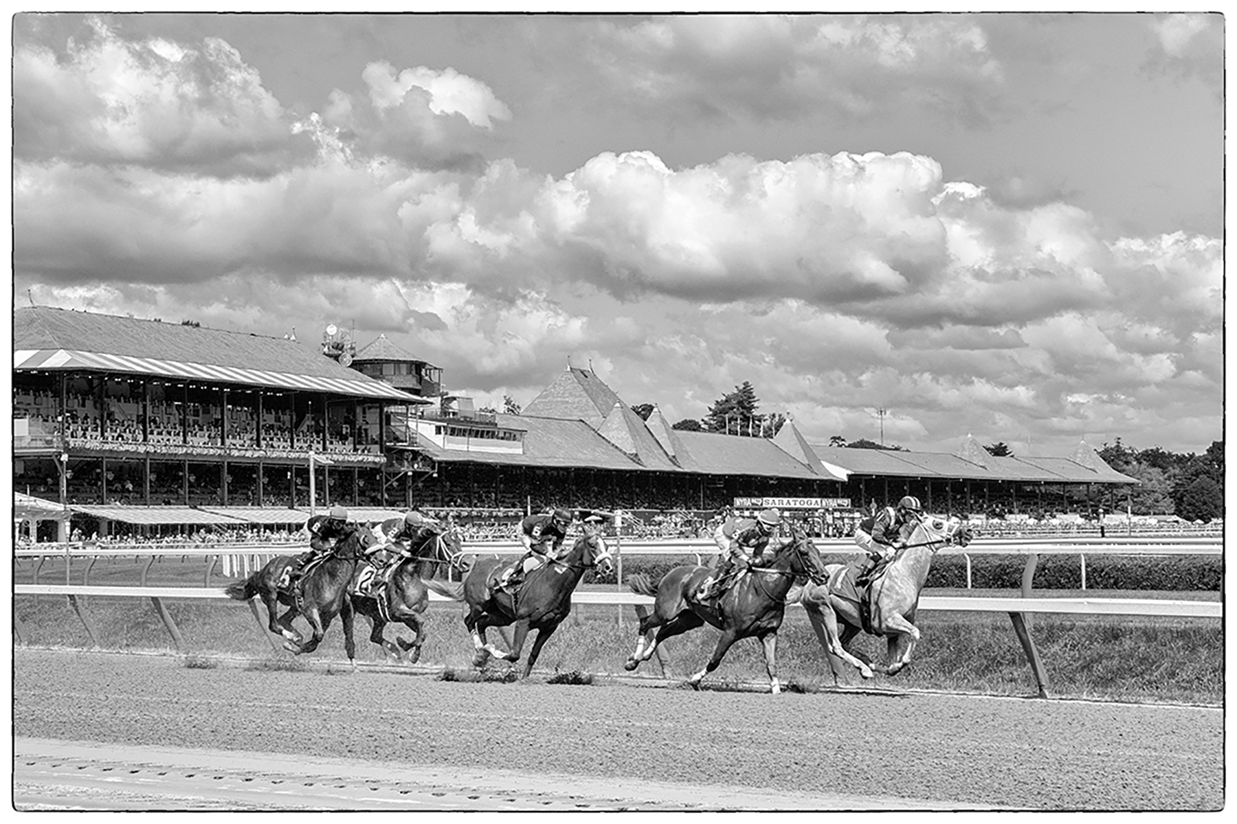 "The Club House Turn" (August 18, 2018 - Saratoga Race Course), Michael Gallitelli