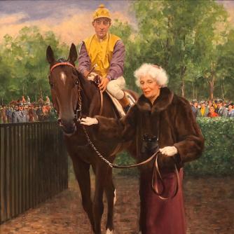 Gladys Mills Phipps and Bold Ruler (Arcaro up), Women in Racing
