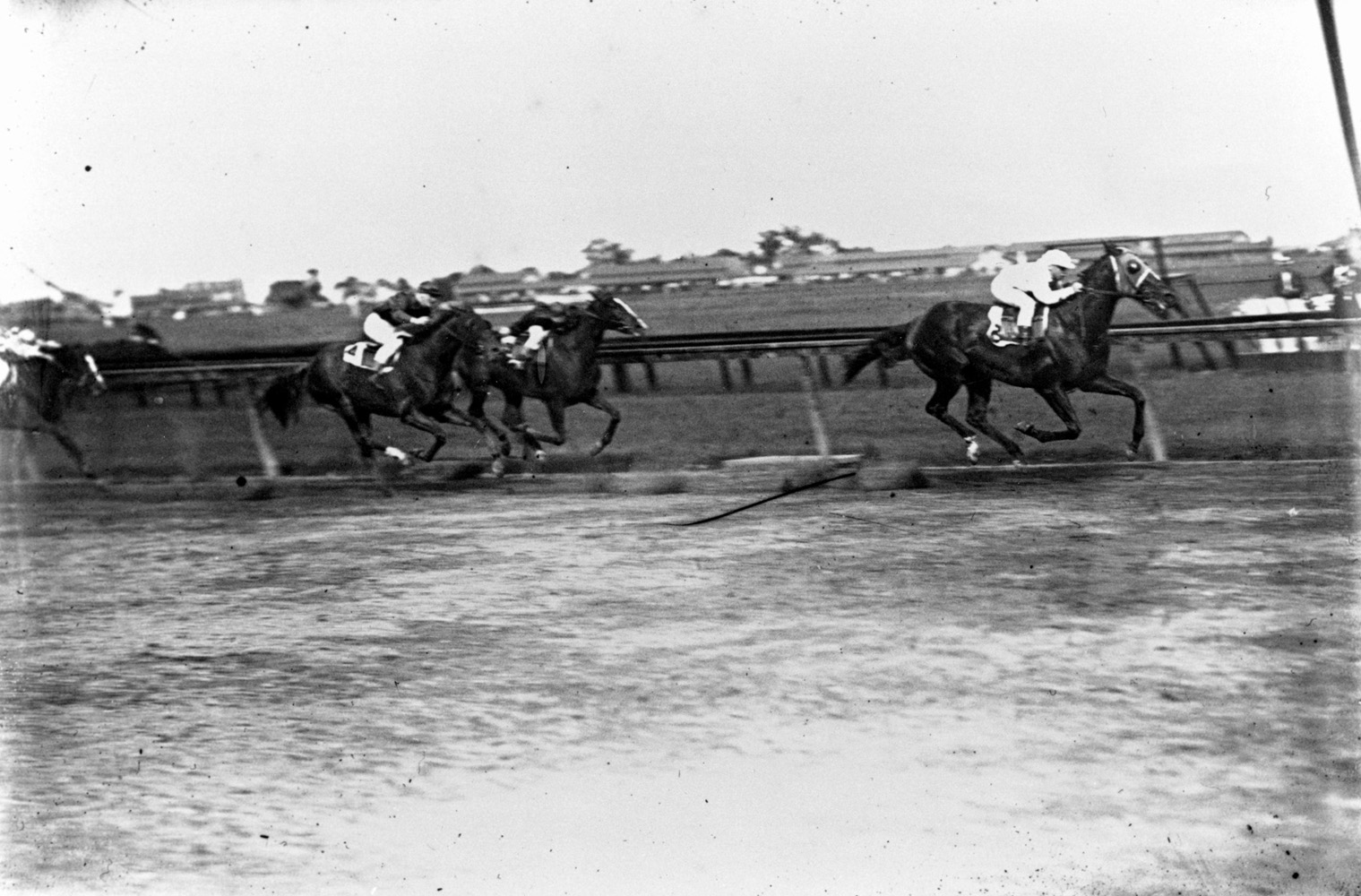 Peter Pan (Joe Notter up) winning the 1907 Advance Stakes at Sheepshead Bay (Keeneland Library Cook Collection/Museum Collection)