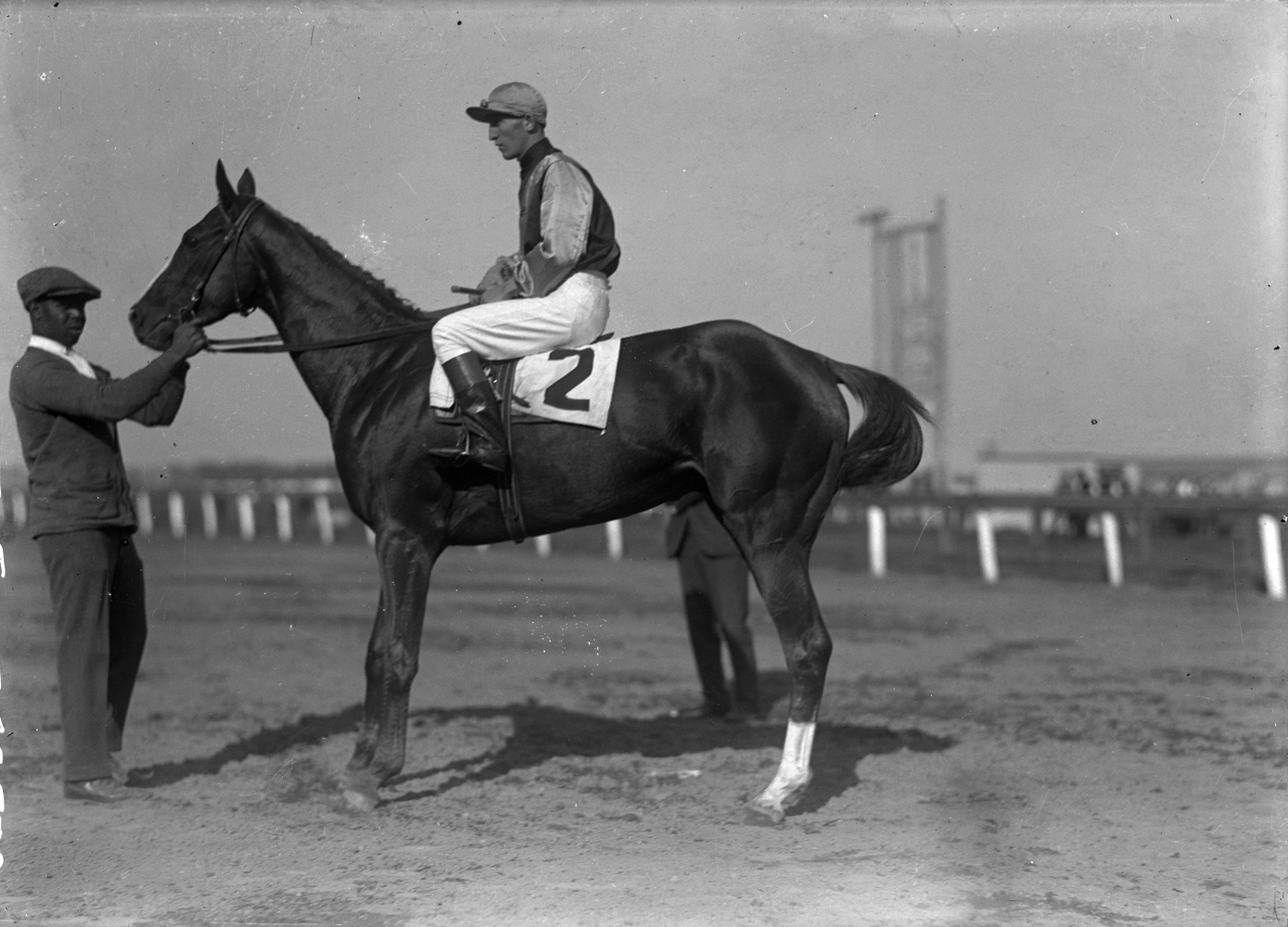 Sarazen with G. Babin up in 1924 (Keeneland Library Cook Collection)