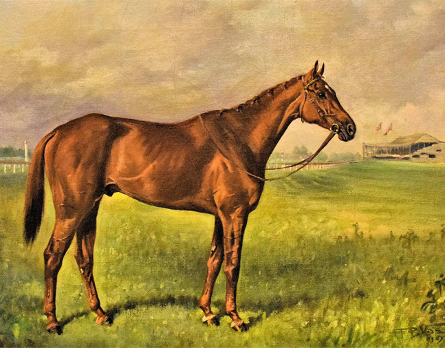 Painting of Exterminator by Franklin Brooke Voss, 1922 (Museum Collection)