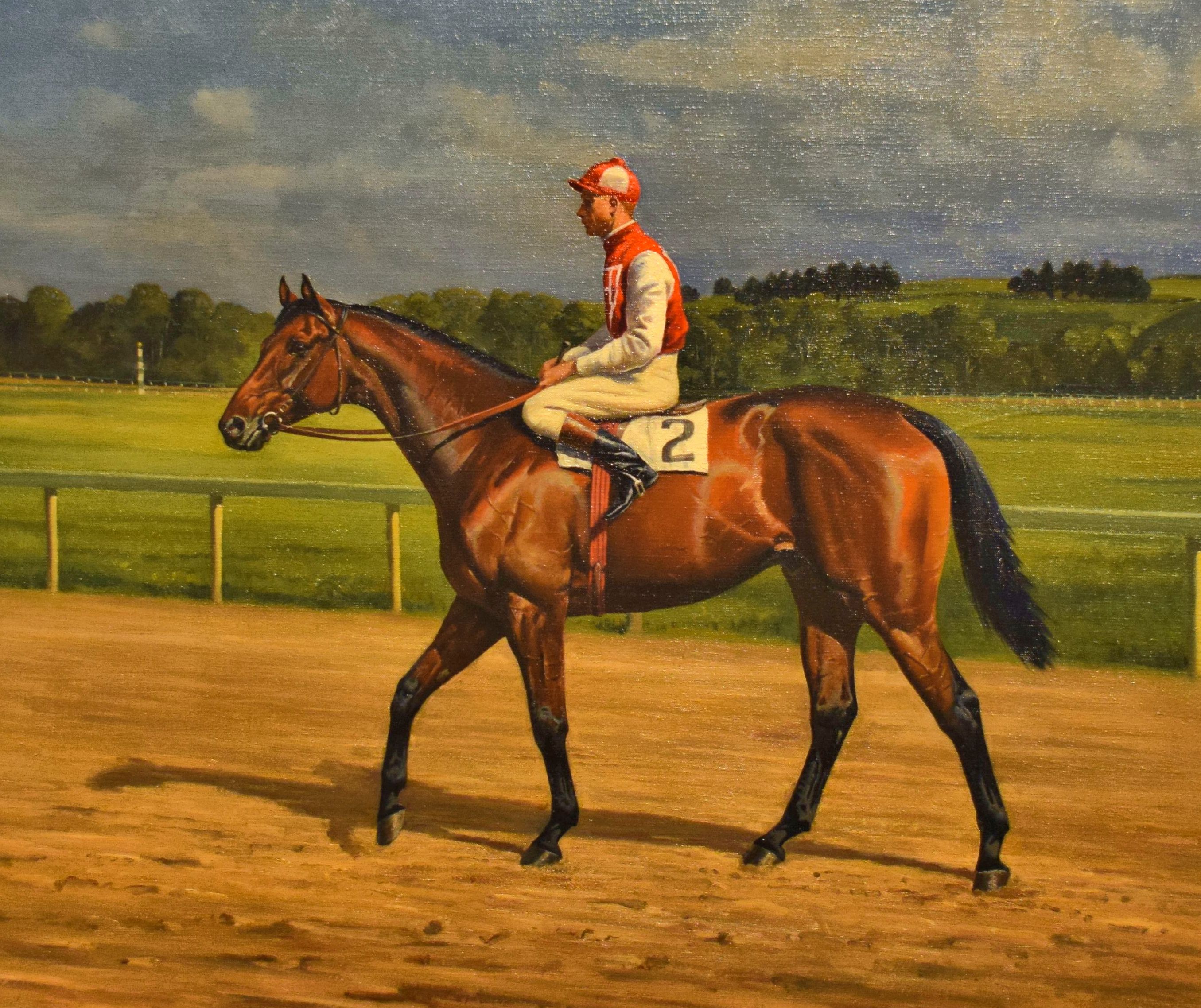 Painting of Seabiscuit by Franklin Brooke Voss, 1937 (Museum Collection)