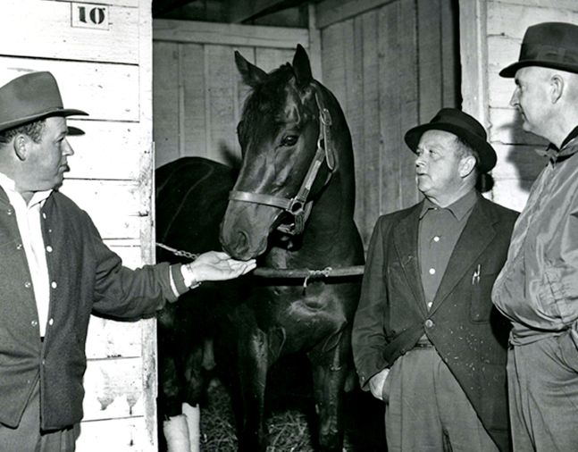 Tim Tam with Horace A. "Jimmy" Jones (Museum Collection)