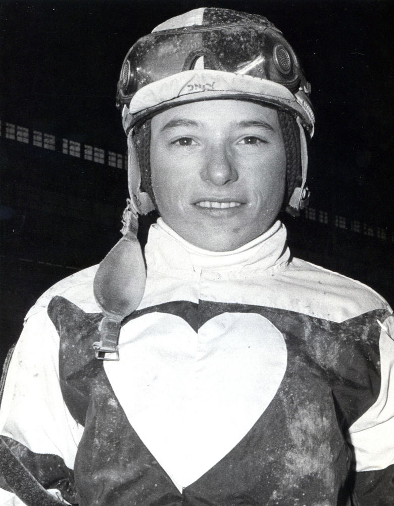 Apprentice Jockey Steve Cauthen after his fifth win of the day aboard Quad Khale at Aqueduct on January 12, 1977 (Bob Coglianese/Museum Collection)