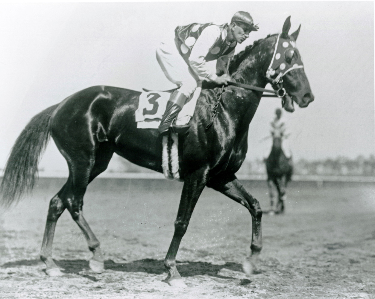Frank Coltiletti and Black Maria (Keeneland Library Cook Collection/Museum Collection)