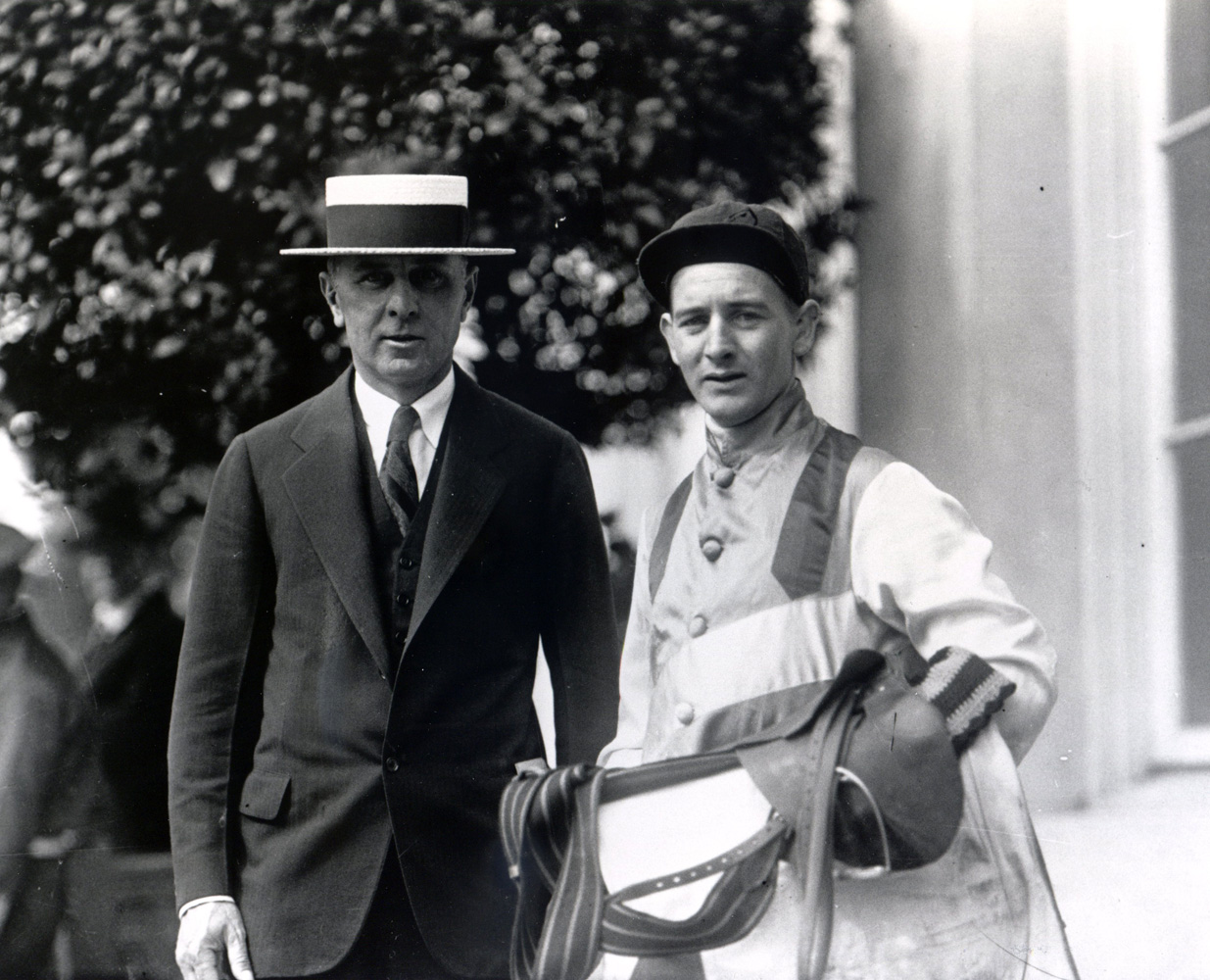 Trainer Max Hirsch and Clarence Kummer (Keeneland Library Cook Collection/Museum Collection)