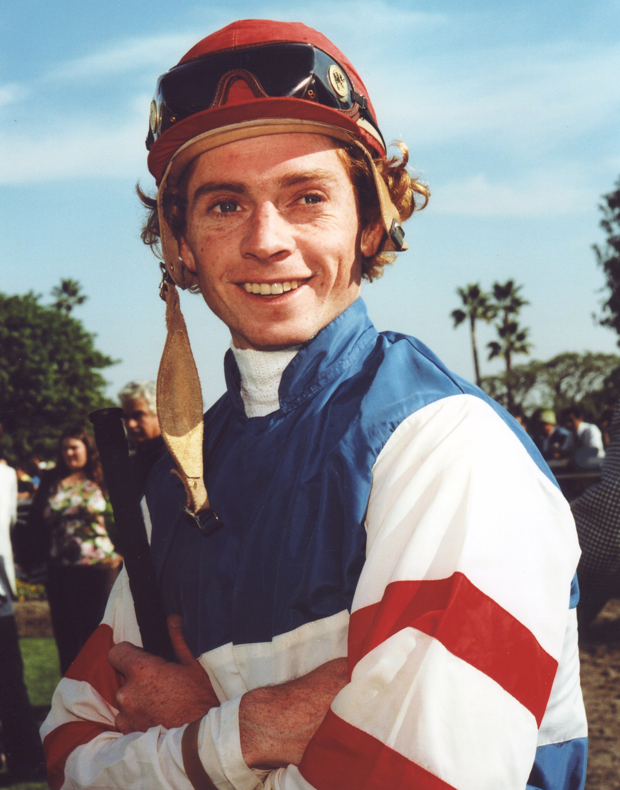 Chris McCarron at Santa Anita Park, 1979 (Bill Mochon/Museum Collection)