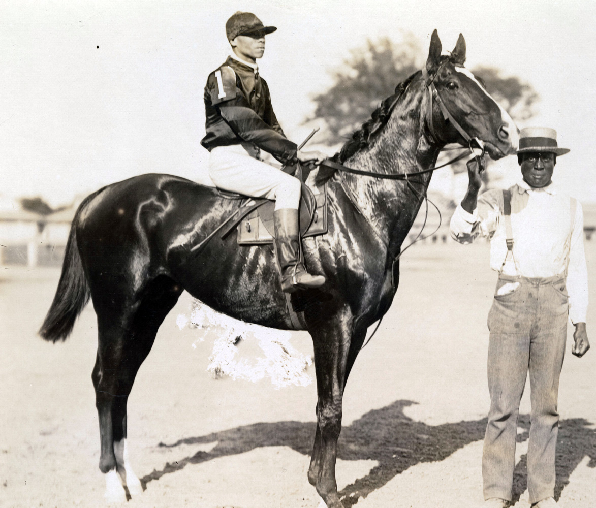 Willie Simms and Lamplighter, circa 1893 (Keeneland Library Hemment Collection)