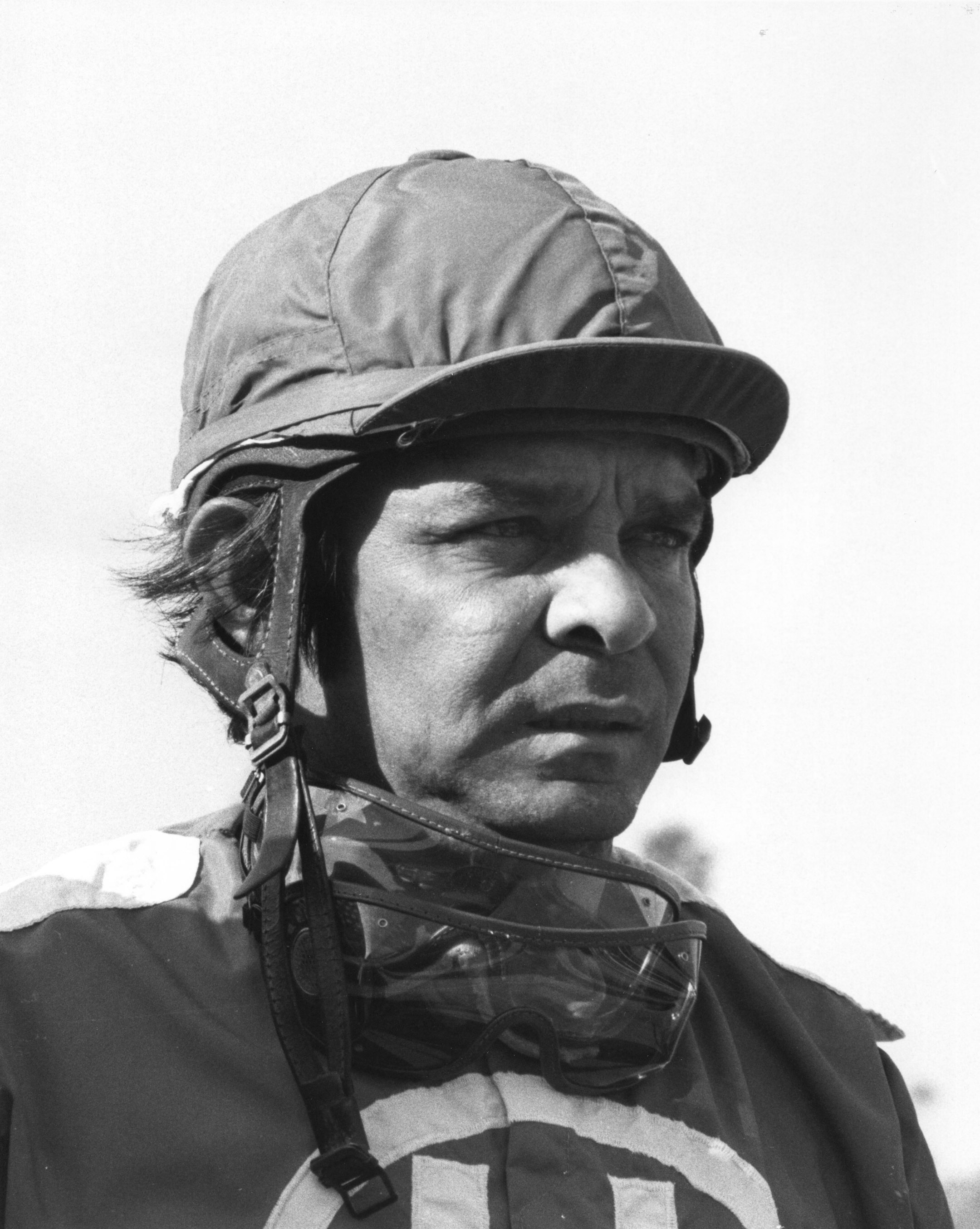 Ismael "Milo" Valenzuela at Hollywood Park, May 1975 (Bill Mochon/Museum Collection)