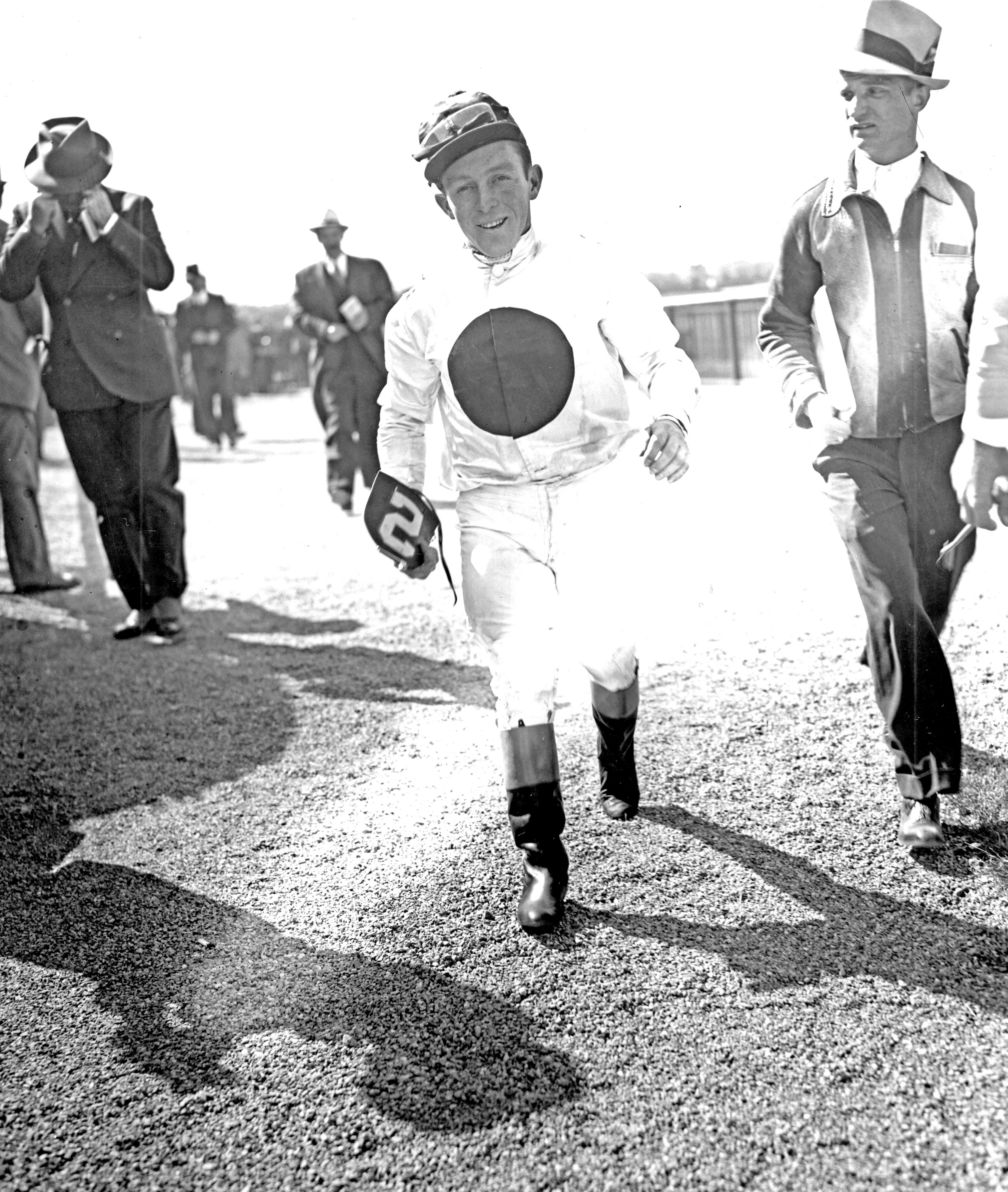 John Adams at Belmont Park, May 1939 (Keeneland Library Morgan Collection/Museum Collection)