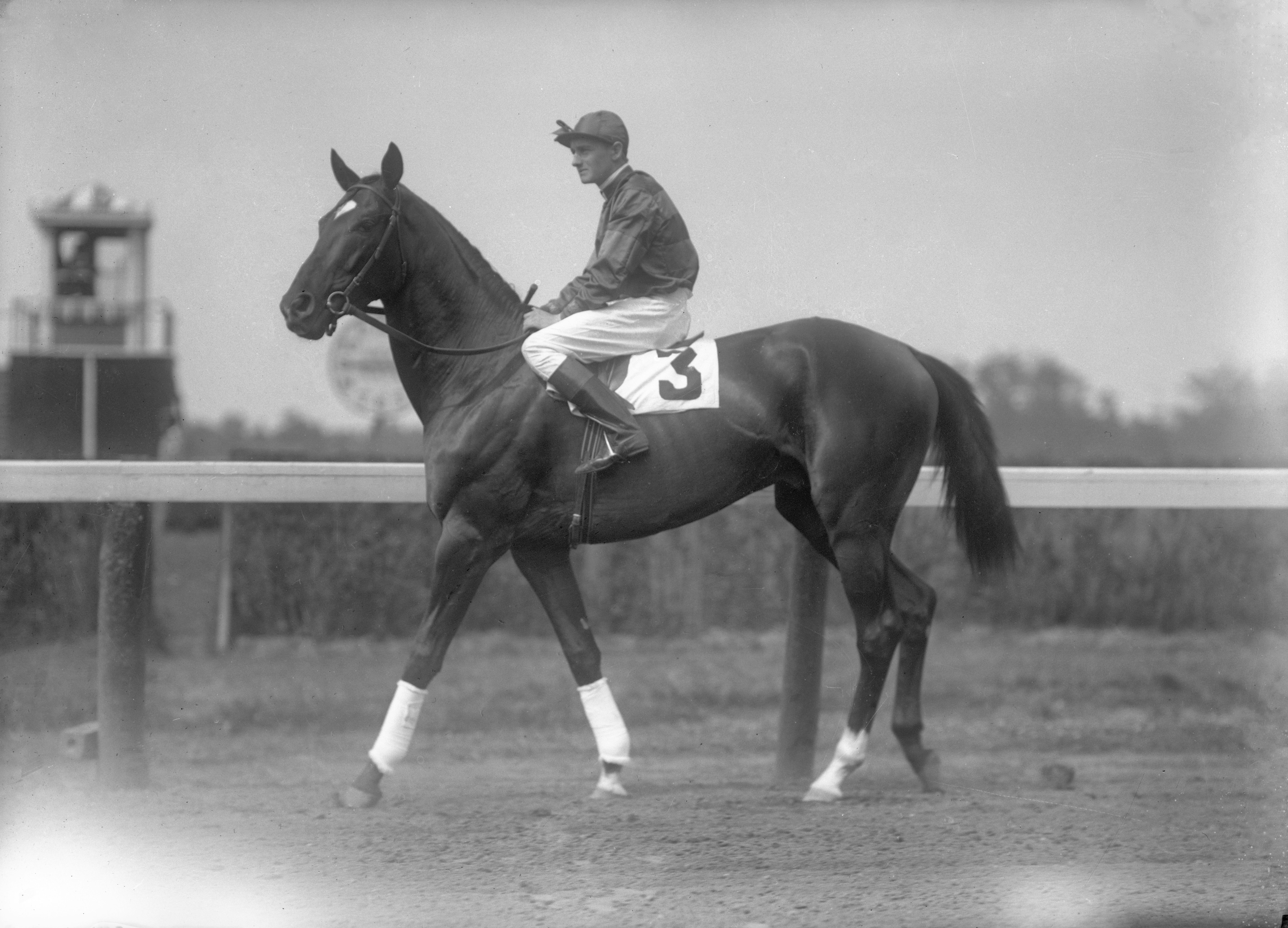Clarence Kummer aboard Coventry (Keeneland Library Cook Collection)
