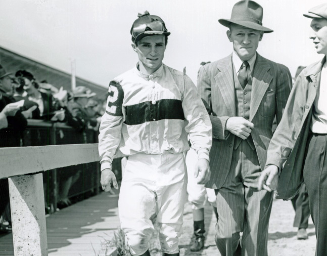 Ralph Neves at Pimlico, May 1940 (Keeneland Library Morgan Collection/Museum Collection)