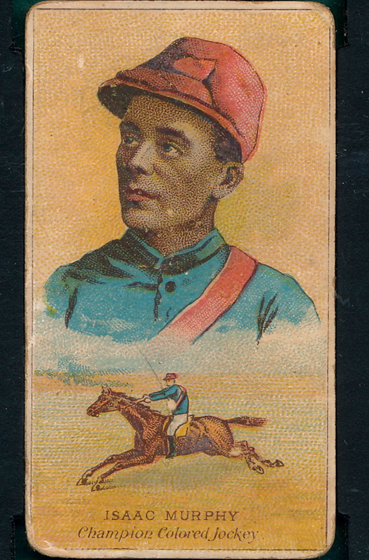 Isaac Murphy jockey card 