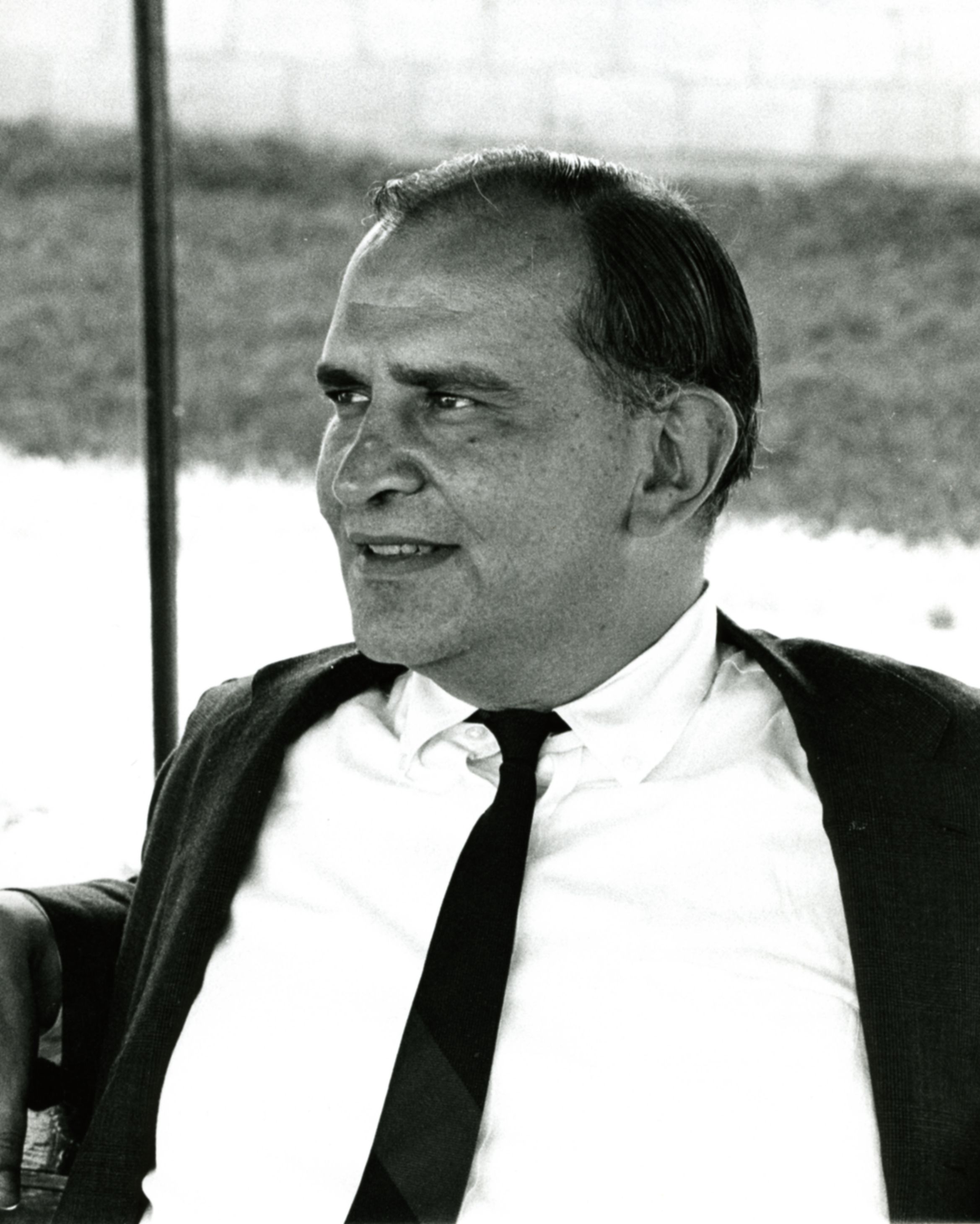 John R. Gaines in 1968 (Keeneland Library Thoroughbred Times Collection)