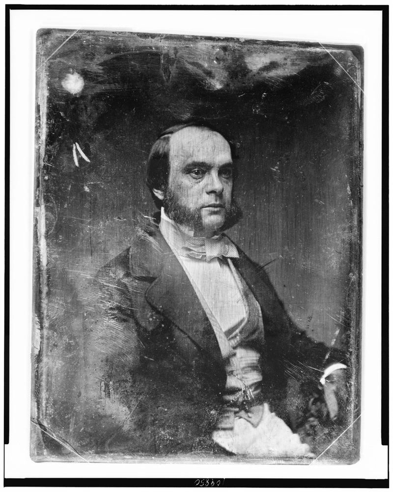 Daguerrotype photo of August Belmont I, c. 1844-1860 (Library of Congress, Prints & Photographs Division, Daguerreotypes Collection)