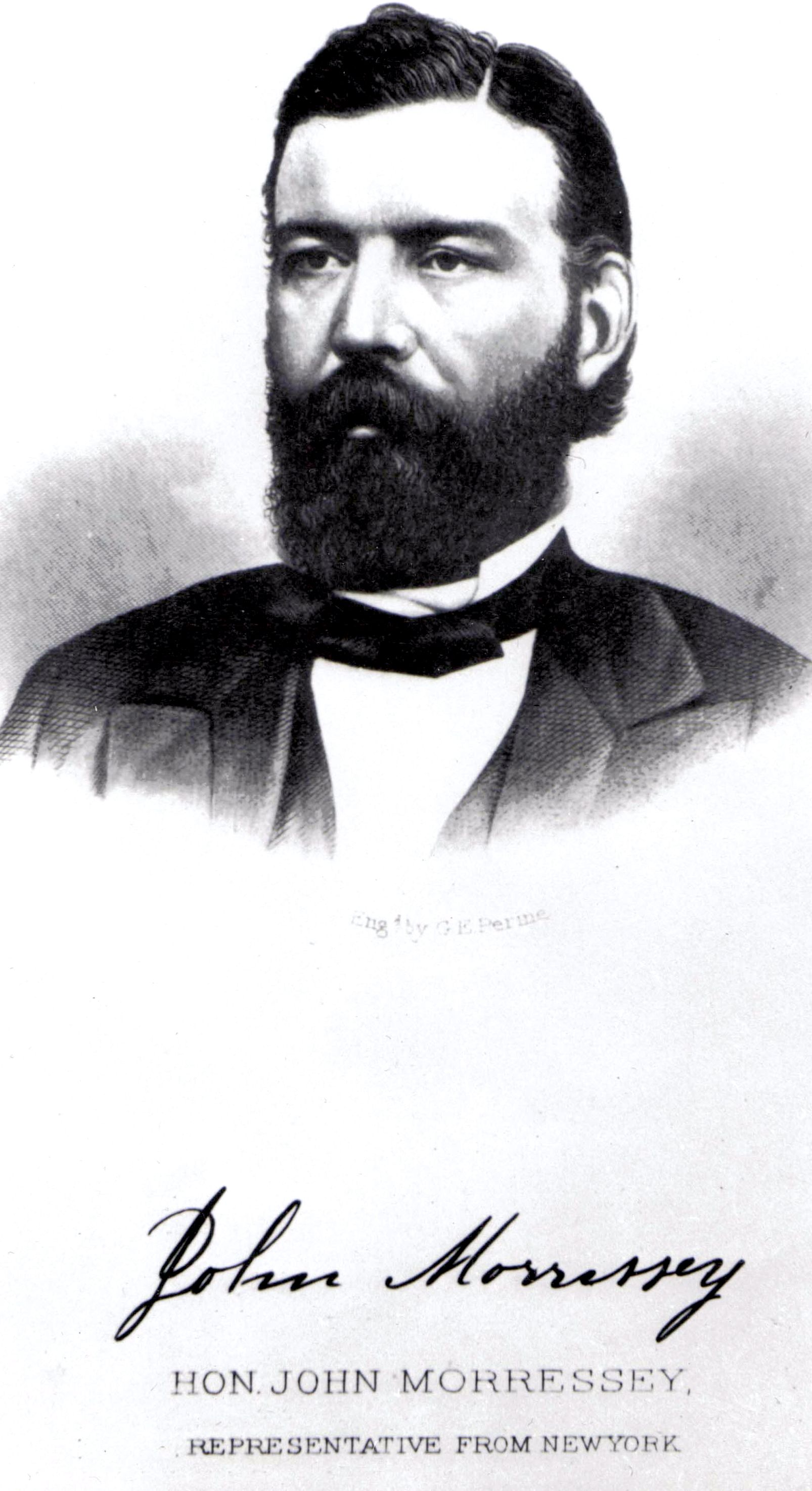 John Morrissey, from "The American Turf" (Museum Collection)