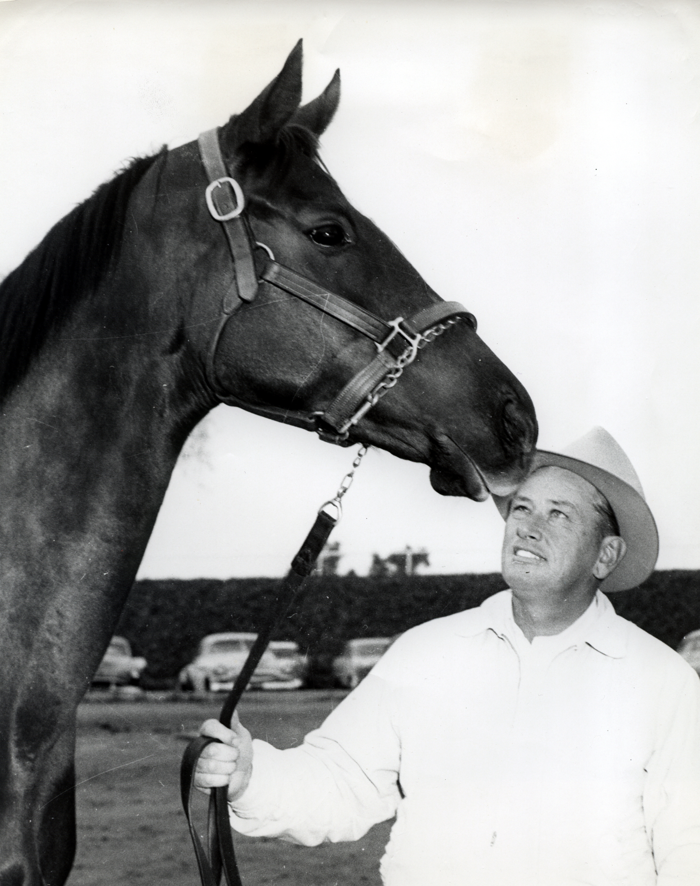 Silver Spoon and trainer Robert Wheeler (Museum Collection)