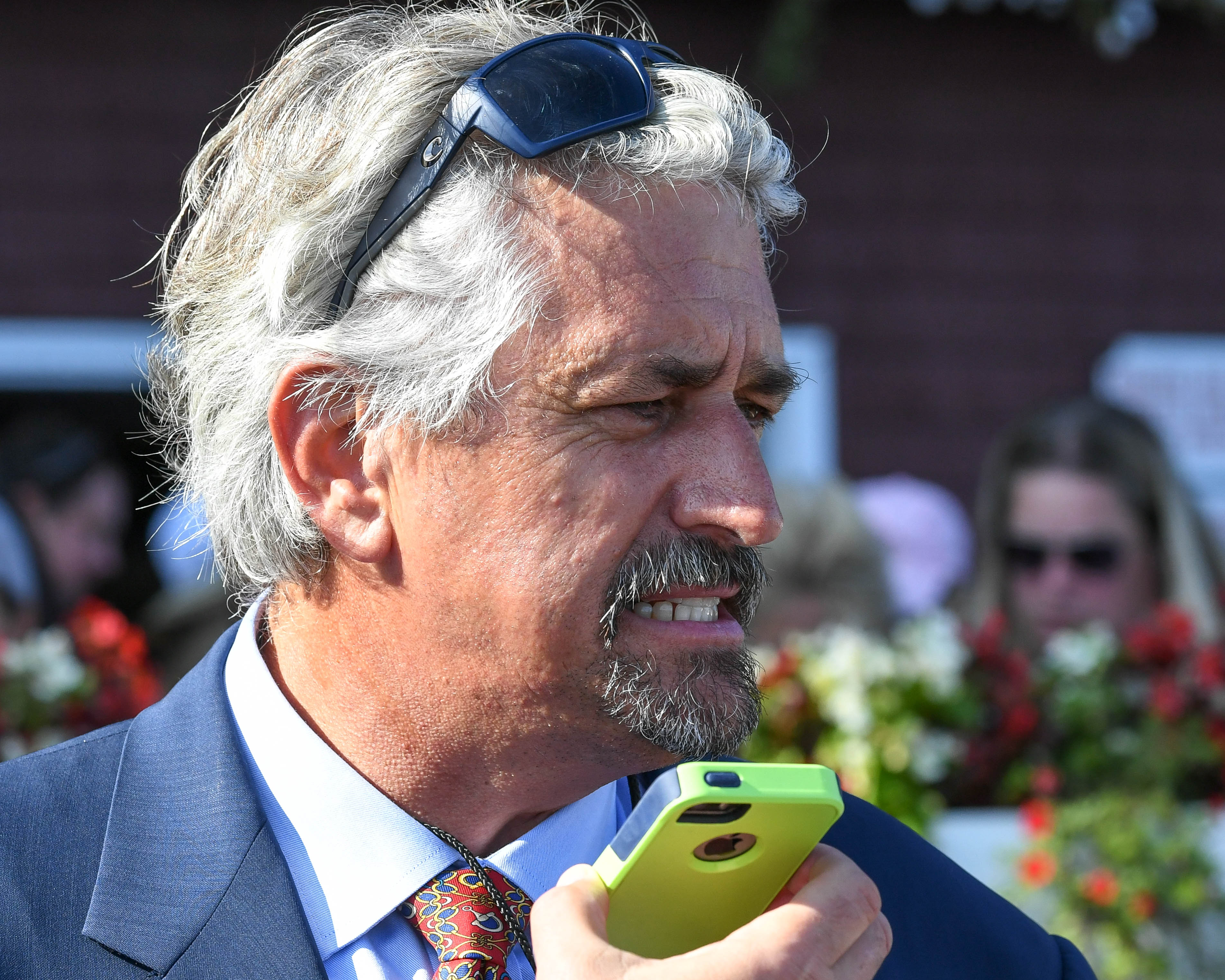 Steve Asmussen at Saratoga, 2019 (Bob Mayberger/Museum Collection)