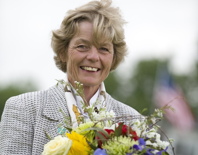 Janet Elliot honored at the Radnor Races (Tod Marks)
