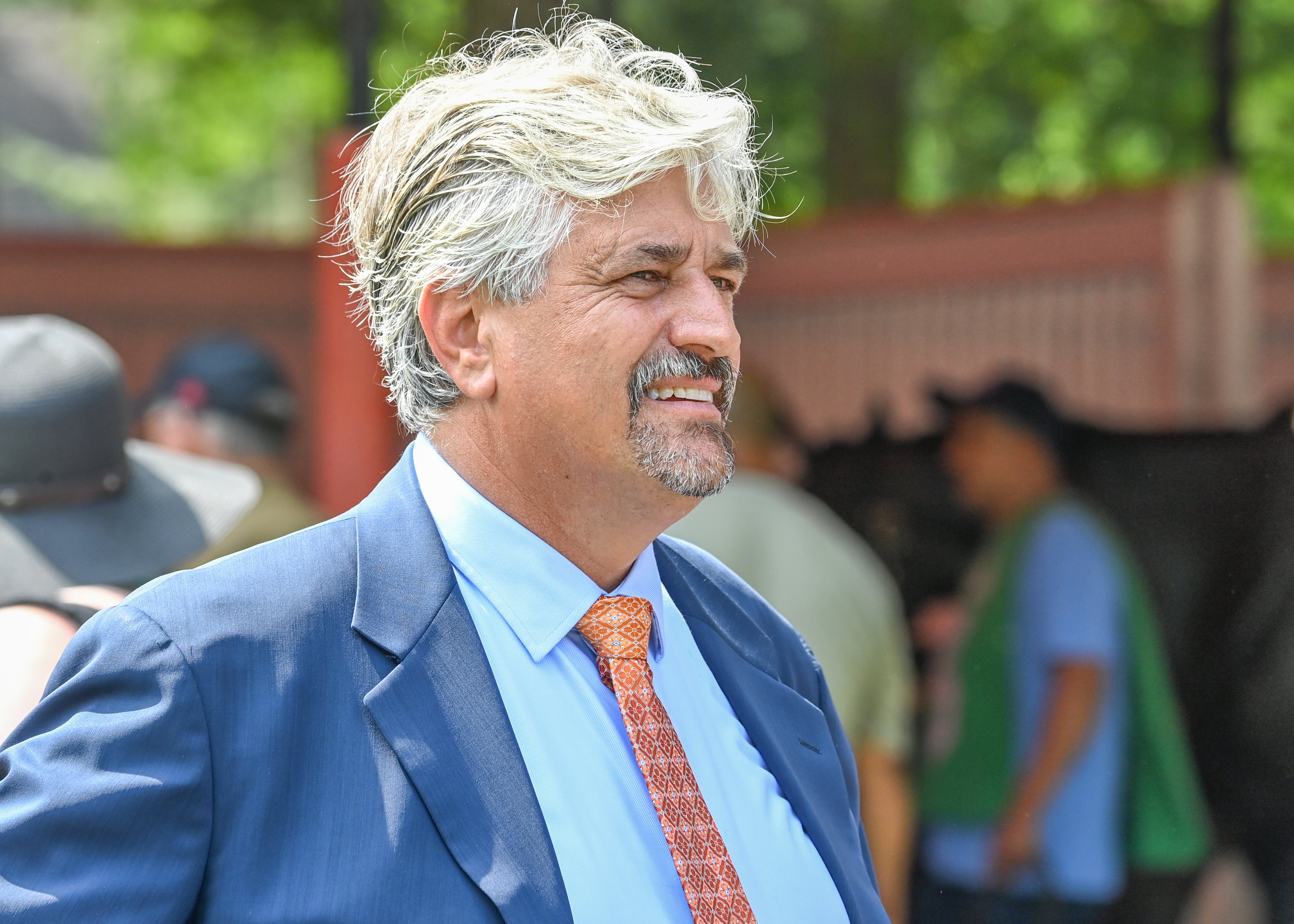 Steve Asmussen at Saratoga, 2021 (Bob Mayberger/Museum Collection)