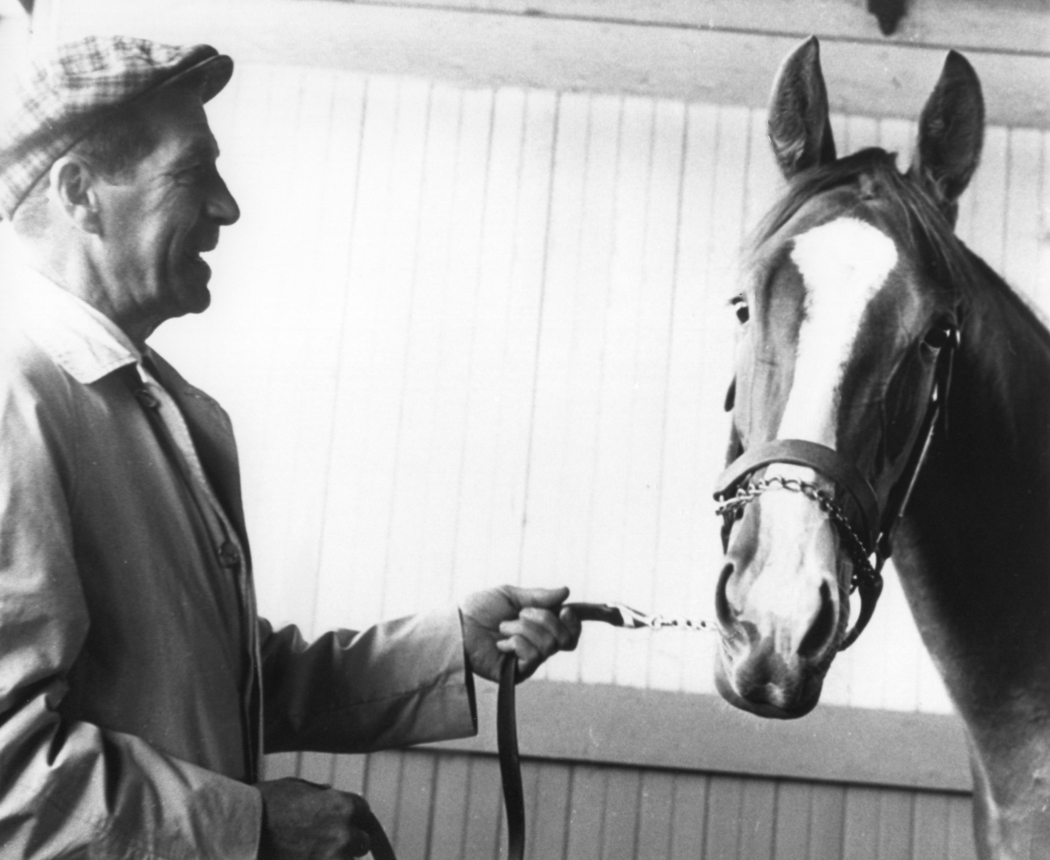 Jim Maloney with Lamb Chop in 1963 (NYRA/Museum Collection)