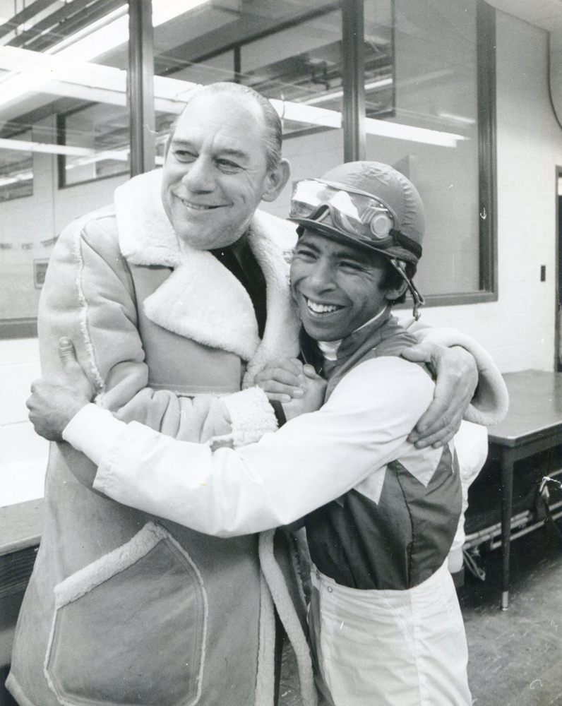 Trainer Frank Martin and jockey Angel Cordero, Jr. (NYRA/Joseph DeMaria /Museum Collection)