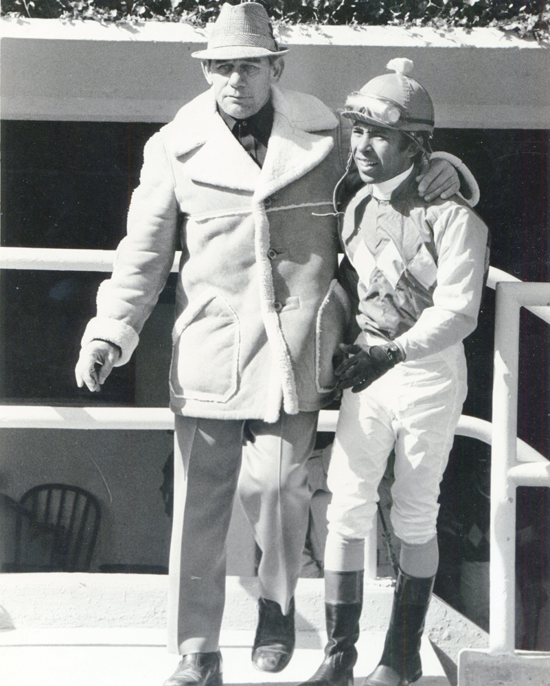 Trainer Frank Martin and jockey Angel Cordero, Jr. (Museum Collection)