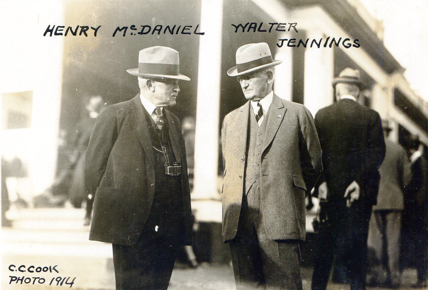 Henry McDaniel and Walter Jennings, 1914 (C. C. Cook/Museum Collection)