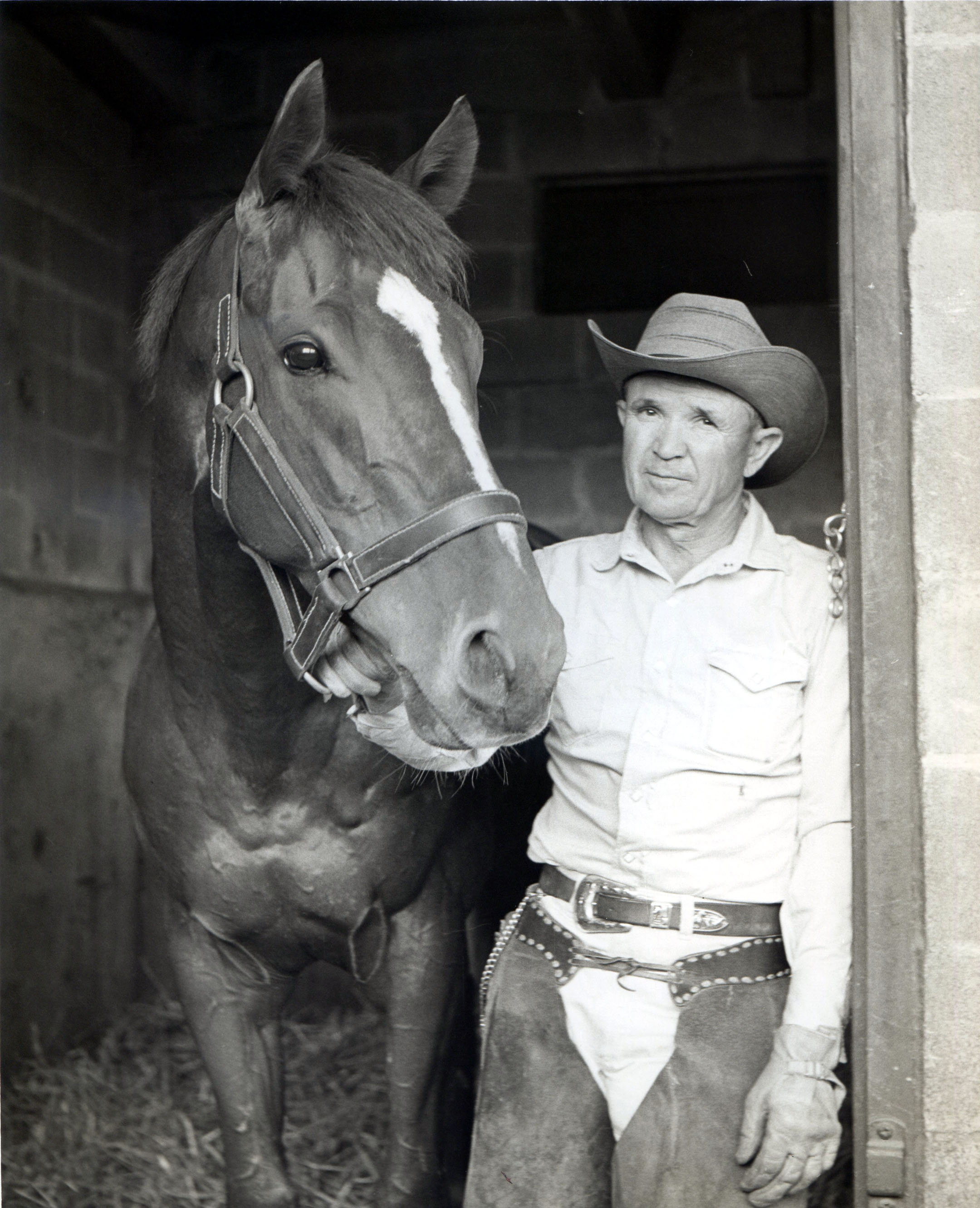 Mesh Tenney and Candy Spots, June 1963 (NYRA/Paul Schafer /Museum Collection)