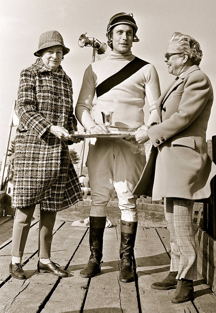 A young Tom Voss in his steeplechase jockey days before he began his Hall of Fame training career (Douglas Lees)